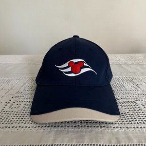 Disney Cruise Line Mickey Mouse adjustable baseball hat navy, beige, white & red